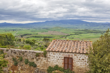 Tuscan landscapes. Pienza. Italy