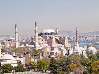 Fototapeta na wymiar Hagia Sophia, Istanbul Turkey