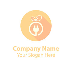 Power fruit logo design