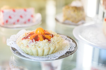 Coffee break prepare for serve guests attending seminar during break time in meeting room
