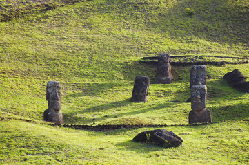 Rano Raraku Moais - Easter Island