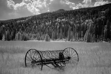 Fototapeta na wymiar Holzwarth Historic Site im Rocky Mountain National Park