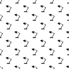 Desk lamp pattern vector