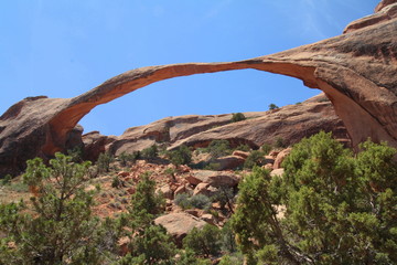 Landscape Arch, Arches National Park, Utah.