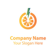 Power fruit logo design