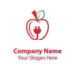 Power fruit logo design