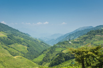 Obraz premium Mountains scenery in autumn 