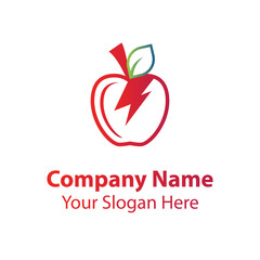 Power fruit logo design