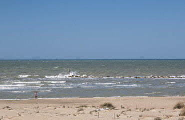 Fototapeta na wymiar Panorama del mare