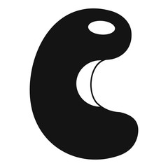Cashew icon, simple style