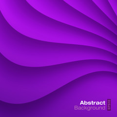 Violet Wavy background. Vector Illustration material design