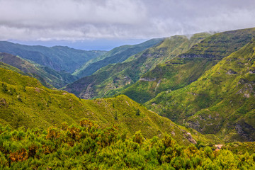 Naklejka premium Madeira island natural landscape, Portugal