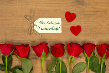 Rosen zum Frauentag