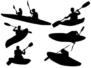 Kayak silhouette