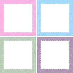 Beautiful greeting labels