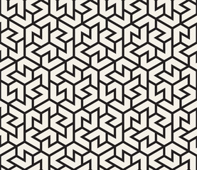 Vector seamless pattern. Modern stylish abstract texture. Repeating geometric tiles