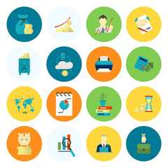 Business and Finance Icon Set