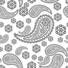 Abstract seamless oriental pattern