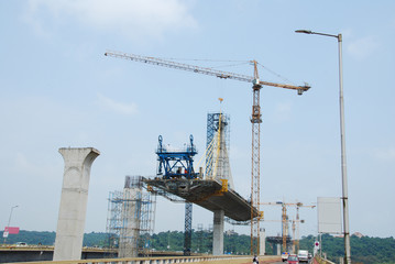Construction d'un pont
