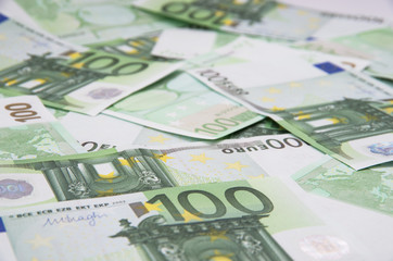 Obraz na płótnie Canvas Euro Money Banknotes