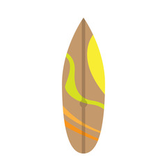 Isolated surfboard image