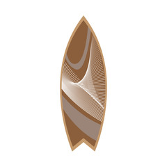 Isolated surfboard image