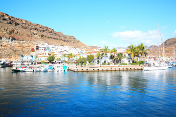 Fototapeta na wymiar Beautiful Puerto de Mogán on Gran Canaria Island, Canary Islands, Spain