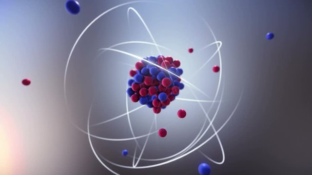 Ever-Growing Atomic Nucleus. Small, Dense Region Consisting of Protons and Neutrons at the Center of an Atom. Protons and Neutrons are Bound Together to Form a Nucleus by the Nuclear Force.