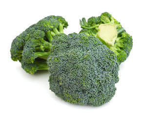 Broccoli isolated on white