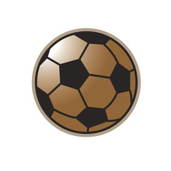 isolated football vector icon
