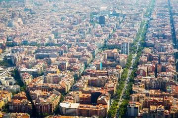 Obraz premium Residential area of Barcelona in Spain