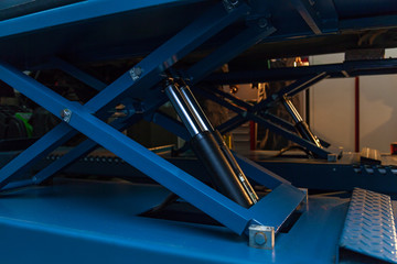 Hand with wrench. Auto mechanic in car repair. Tool wrench for repair.