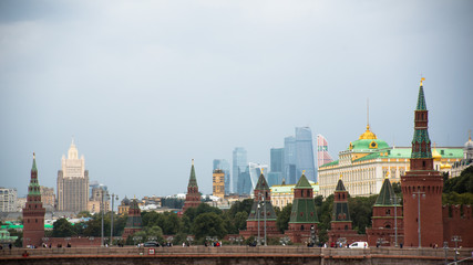 Moscow. Panorama of the Moscow Kremlin