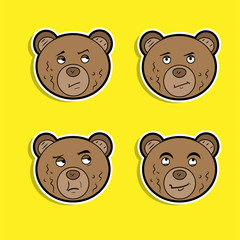 brown_bears_expressions_template
