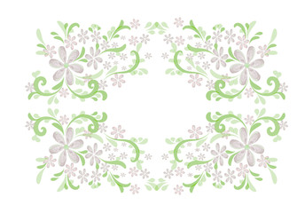 vector floral pattern..