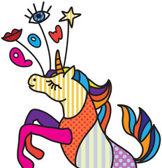 Unicorn Vector Illustration