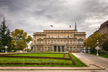 Belgrade, Serbia October 21, 2016: Building of the Belgrade Assembly