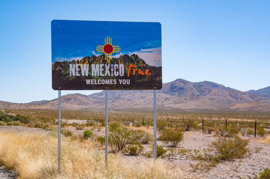 Welcome To New Mexico Sign