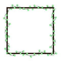 Vector illustration of light garland