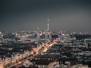 Berlin from city west to east