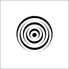 Concentric Circle Abstract Shape