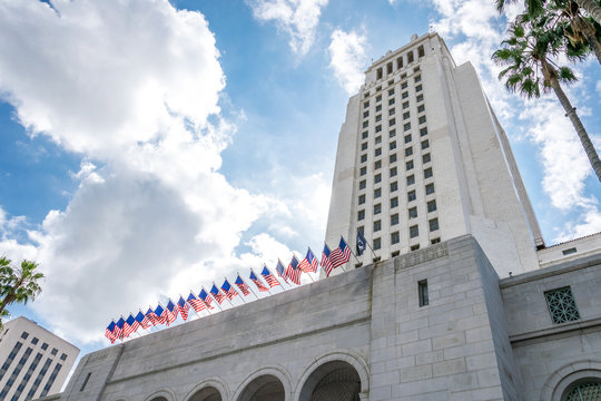 City Hall Los Angeles. Administrative state building in downtown Los Angeles, California