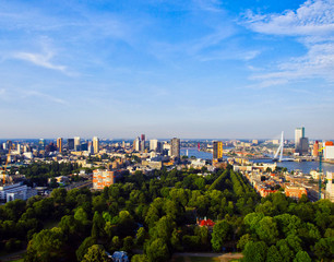 very nice view of rotterdam