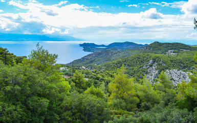 Obraz premium The Heraion (Vouliagmeni) lake.