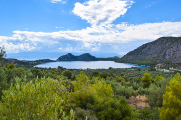 The Heraion (Vouliagmeni) lake.