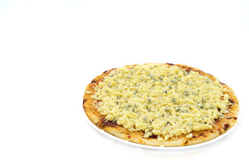 four cheese pizza.