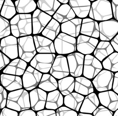 Abstract gray background with reticulated net. Raster illustration.