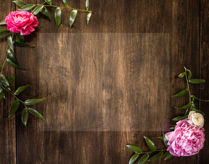 Floral Background with Whitespace