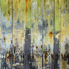 Old painted boards. Vintage wood background.