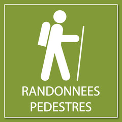 Logo randonnées pédestres.